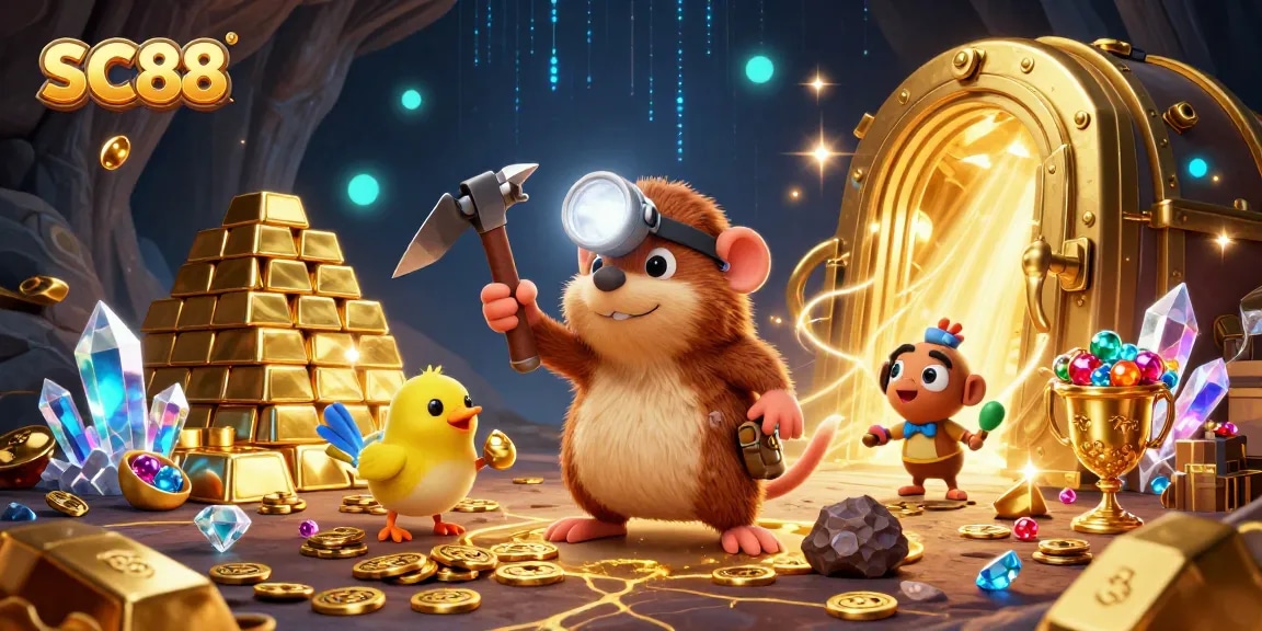 Experience the thrilling adventures at SC88 with jackpot treasures and animated games.