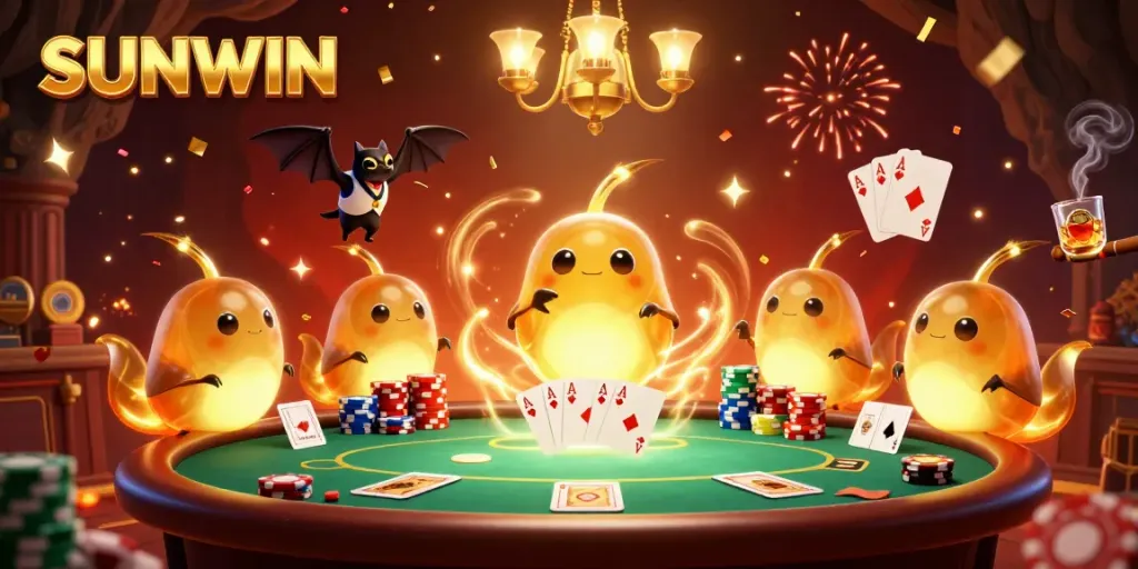 Engage with SUNWIN and experience the vibrant online casino atmosphere lit by glowworms.