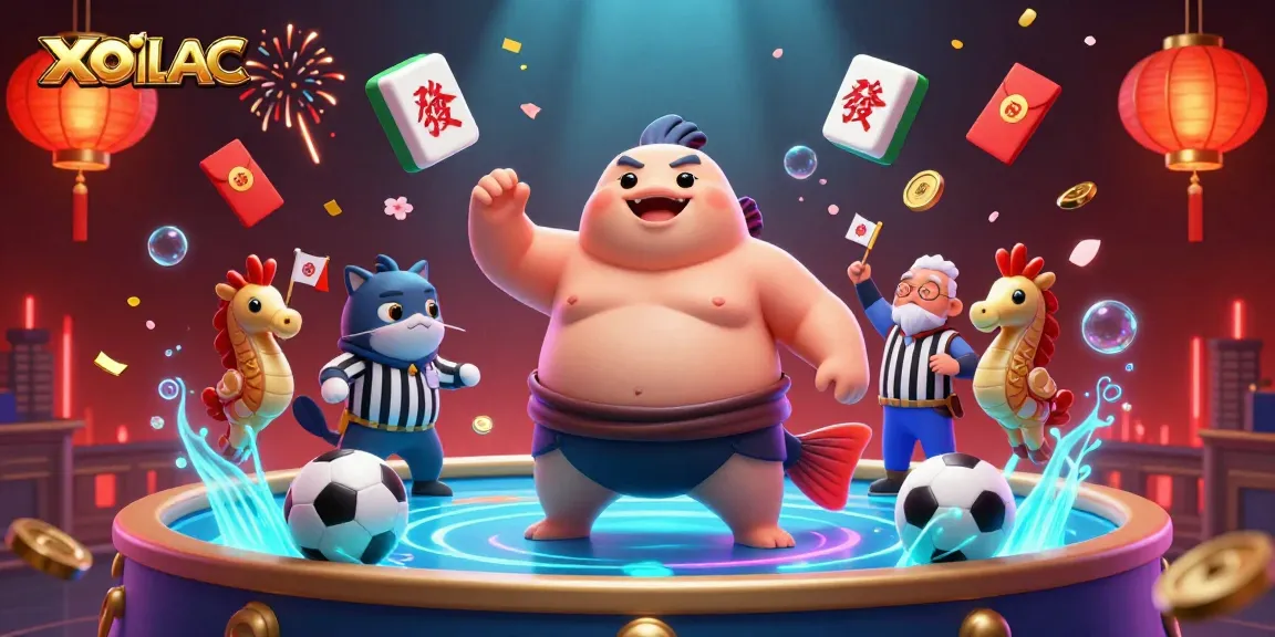 Join the sporting excitement with XOILAC as the fugu and friends showcase the thrill of live betting!