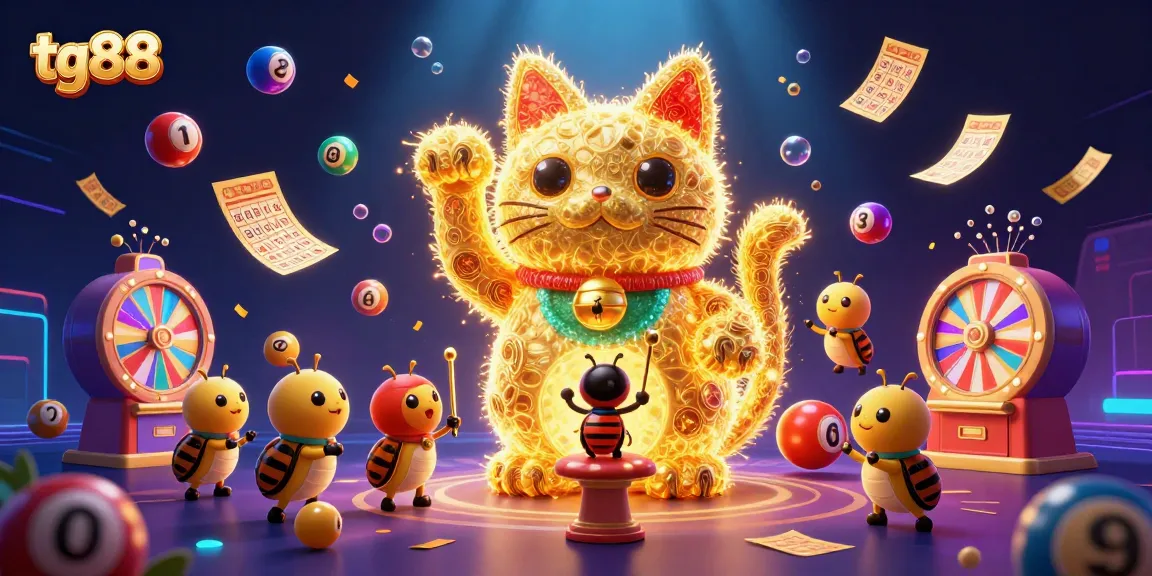 Experience the excitement of tg88 with vibrant 3D casino illustrations showcasing dynamic gaming elements and lucky symbols.
