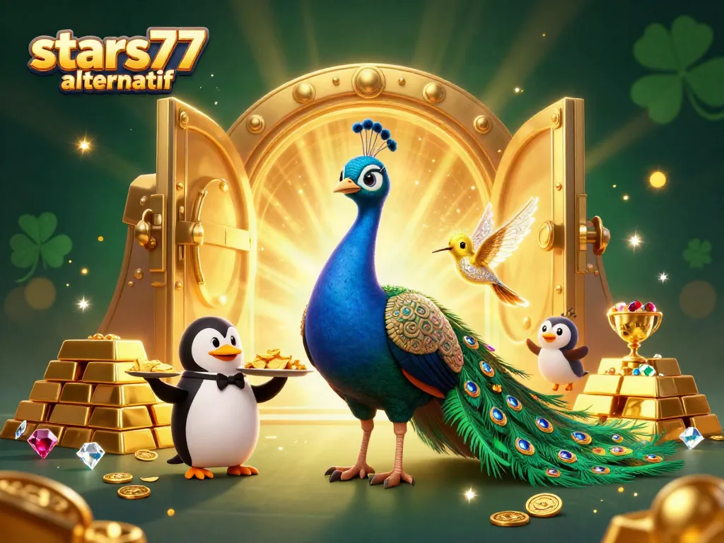 Menangkan peluang di stars77 alternatif dengan ilustrasi kasino megah yang menggoda.