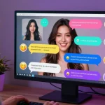 Engaging interaction with nsfw ai persona in a dynamic digital chat environment, enhancing user experience.