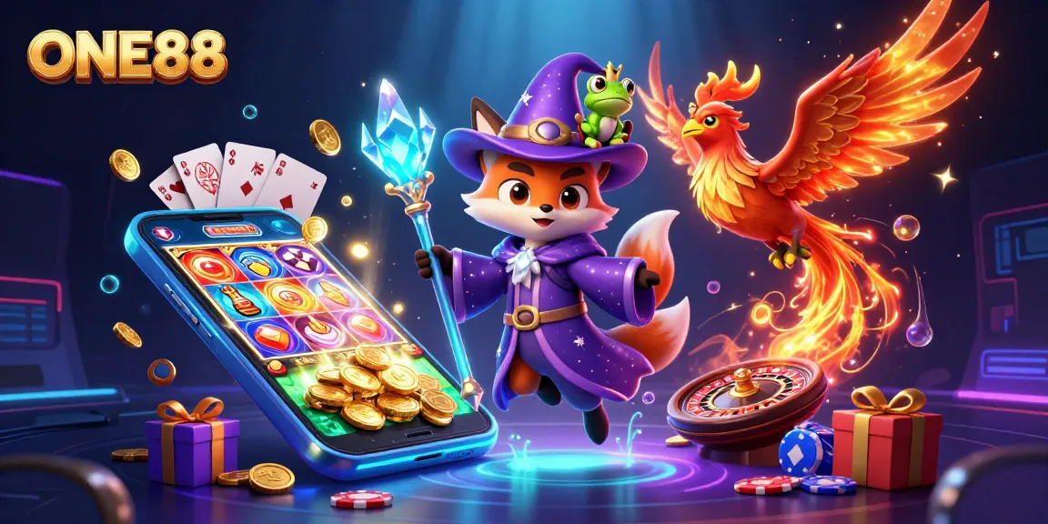 Experience the thrill of gaming at ONE88 with dynamic visuals and engaging casino elements.